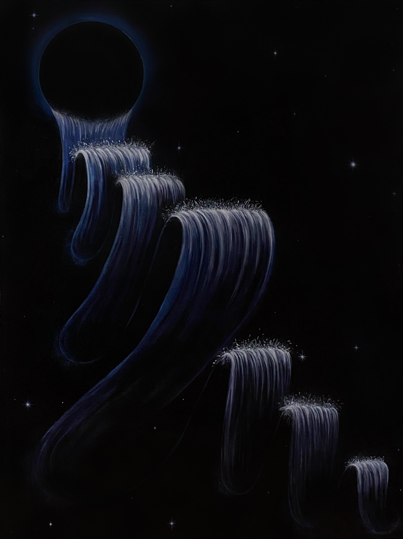 Waterfalls of Life Flowing on the Ripples in Spacetime